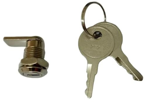 MS202 Nockenschloss for Verteilung Mini-Box Schrankschlösser Blechkoffer Akten-/Netzwerkschränke Zylinderbolzenschlösser Schloss 1St