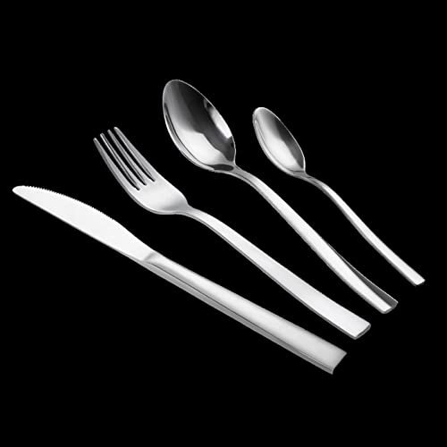 Besteck-Set, Besteck-Sets, 4-teilig, Besteck, Geschirr, Steak, Gabel, Löffel, Messer-Set, Geschirr, Edelstahl, Luxus-Besteck-Set, Küchentisch, Besteck, Zero Waste