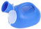 TOVINANNA 1Stück Tragbare Urinflasche für Männer Wiederverwendbare Urinalflasche mit Ergonomischem Griff für Camping und Reisen Pe-material Blau