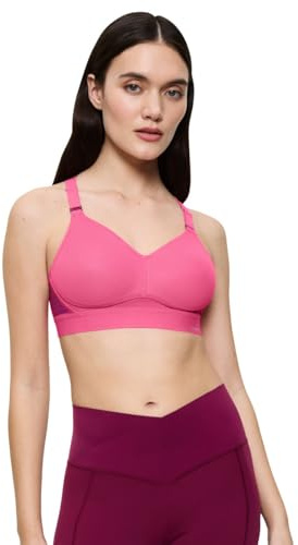 Triumph Damen Sport-BH Triaction Hybrid Lite P EX, ohne Bügel, Gepolstert, 90A, Glam Pink