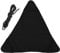 flexman Tripod Sgabello in Tela, Sedia da Campo in Tela Pieghevole Tela Portatile Sedia da Campo Portatile con Corde Lunghe per Campeggio All'Aperto, Pesca, Escursioni, Viaggio (Nero)