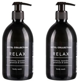2 x -Hotel-Collection-Apothecary RELAX | Body wash | Rosemary,Lavender,Geranium & Tonka | 500ml