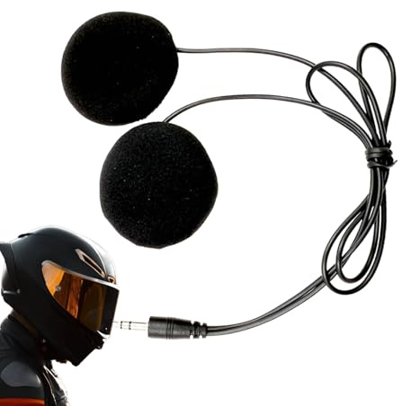 Helmet Speakers - Stereo Headphones for Skiing, Cycling and Motorcycle | Mobile Snow Sports Audio Equipment, Snowboard, Dirtbike Mountain Riding - Sound Clear Easy Integration