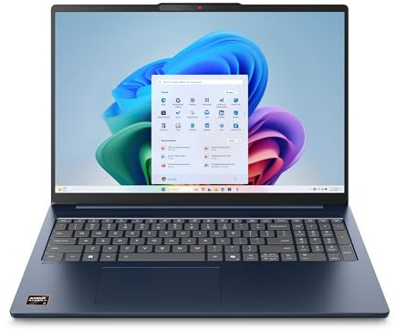 Lenovo IdeaPad Slim 5 16AHP10 16 Laptop | AMD Ryzen 7 | 32GB RAM | 1 TB SSD | AMD Radeon 780M | OLED Display | Windows 11 Home | Blue