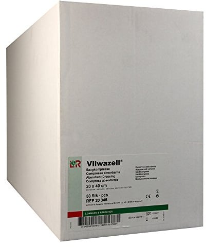 Vliwazell Saugkompressen 20x40 cm Unsteril