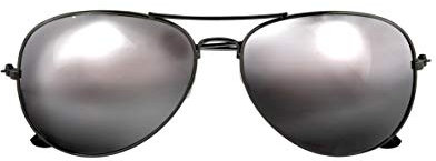 Horror-Shop Polizei und Piloten Spiegelbrille