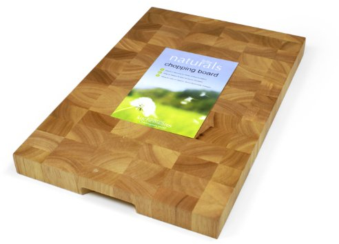 Rubberwood Heavy Duty Rectangular End Grain Chopping Board 1.5 Thick
