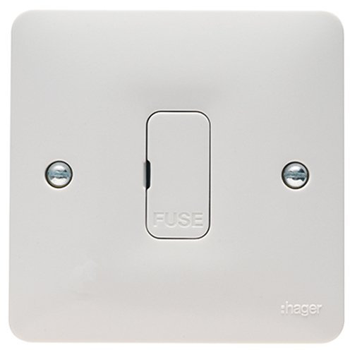 Hager 13A Unswitched Fused Spur (FCU)