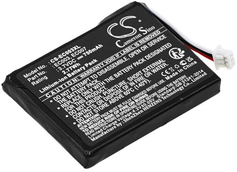 VINTRONS 3.7V Battery for iPOD Mini 4GB M9802FD/A, Mini 4GB M9804X/A, Mini 4GB M9802LL/A