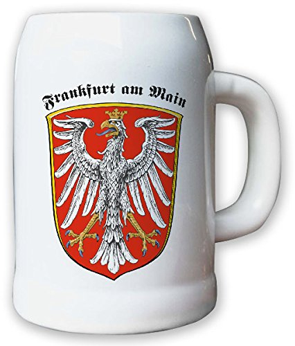 Krug/Bierkrug 0,5l - Frankfurt am Main Stadtwappen Hessen #9452