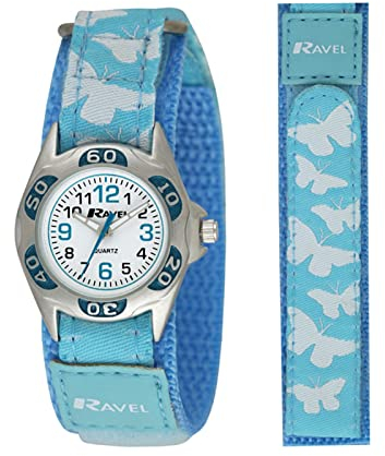 Ravel Kinder Analog Quarz Uhr mit Nylon Armband R1507.52