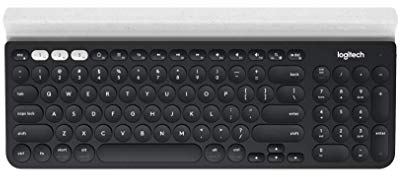 Logitech K780 Tastiera Wireless, Layout Svizzero QWERTZ, Grigio