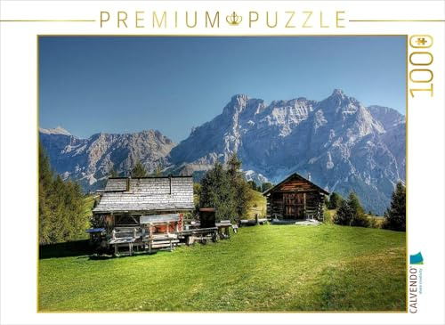 CALVENDO Puzzle EIN Motiv aus dem Kalender Idyllische Hütten und Hochalmen | 1000 Teile Lege-Größe 64 x 48 cm Foto-Puzzle für glückliche Stunden