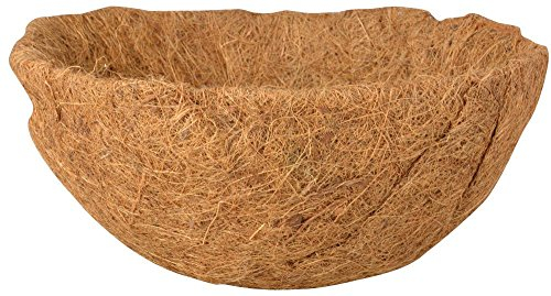 Esschert Design Ersatzeinlage Hanging Basket Ø 31 cm, Höhe 14 cm, Kokoseinlage, Hängekörbchen, Naturkorb