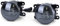 Carparts-Online LED Nebelscheinwerfer Schwarz für Dacia Logan Duster Sandero