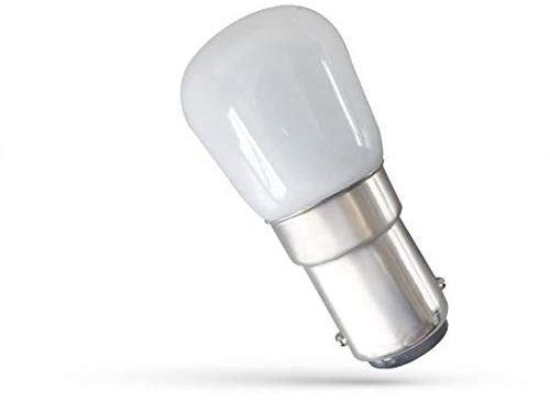 NCC-Licht LED Leuchtmittel mini Röhre T23 Nähmaschine 1,5W BA15d B15d matt Tageslicht kaltweiß 6000K