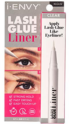 i•ENVY I-envy Lash Glue Liner ( Fl. Oz) Apply Lash Glue Like Eyeliner (clear), 0.7ml, 0.02 US