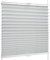 SchattenFreude Basic Klemmfix-Plissee für Fenster | Mit Klemm-Haltern | Ohne Bohren | Silber, Breite: 135cm x Höhe: 150cm