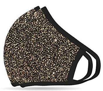 Neqi Xmas Bronze-Atemschutzmaske, wiederverwendbar, für Erwachsene, S/M, 30 g