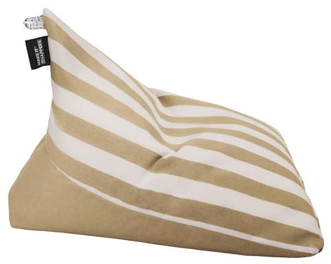 Happers Pouf Pyramide M Toldotex pour Extérieur ou Intérieur Beige