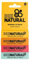 Bee Natural 100% natürlicher feuchtigkeitsspendender Lippenbalsam – (Honig Vanille, Mango, Erdbeere, Pfefferminz), 4 Stück, mehrfarbige Geschmacksrichtungen können variieren