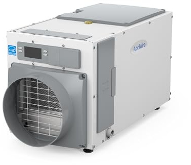 AprilAire E080 Pro 80-Pint Whole-House Dehumidifier, Energy Star Certified, Commercial-Grade for Basement, Crawlspace or Whole House up to 4,400 sq. ft.