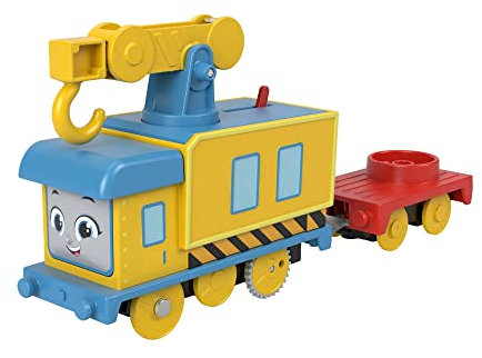 Thomas & Friends Motorized Carly the Crane toy vehicle engine for preschool kids ages 3 years and older, HDY71