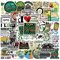 geo-versand 50 x Geocaching Aufkleber Set Kompass Camper Stickerbomb Tausch Trade Swag