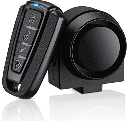 ONVIAN Alarme de vélo rechargeable avec télécommande sans fil, détecteur de mouvement pour vélo électrique, moto, scooter, voiture, volume réglable, alarme de moto, détection de mouvement sensible,