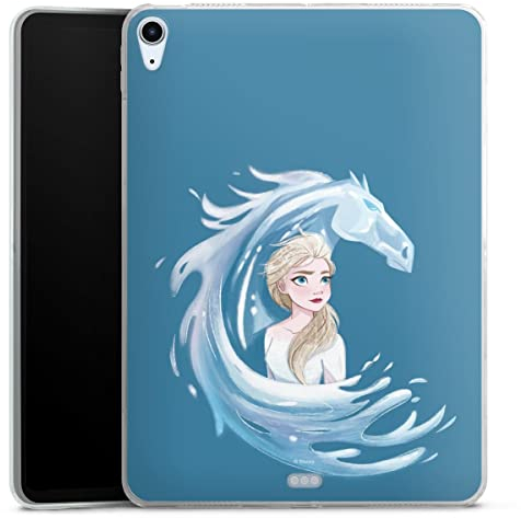Silikon Hülle kompatibel mit Apple iPad Air 2020 (2020) Case Tablet Hülle Disney Princess Frozen ELSA Die Eiskönigin