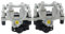 Huiruhy Paar Hinten Elektrisch Bremssattel 8V0615423 8V0615424 Kompatibel mit A3 TT Q2 Leon G0lf 3Q0615423 3Q0615424 Feststellbremse