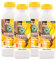 Garnier Fructis Hair Food Banane Pflegespülung für trockenes Haar Entwirrende und vegane Formel mit Inhaltsstoffen 98% natürlichen Ursprungs - 4 Flaschen à 350 ml