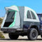 Pickup-LKW-Zelt, wasserdicht, PU2000 mm, für Camping, 1,5 - 1,8 m Bett, 2 Personen, mit doppelschichtigem Design-Fenster, tragbares Bettzelt, erweiterbares Dreieck-Sonnenschutz, Markise