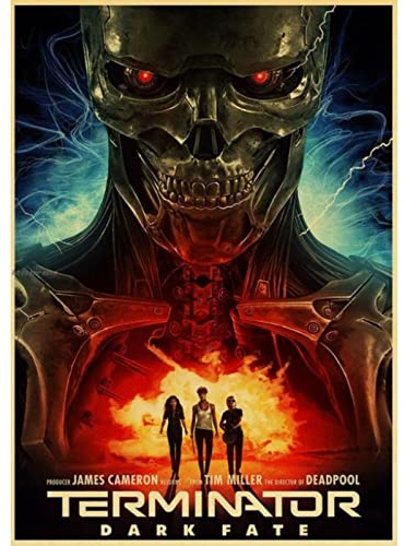 Poster Terminator Poster Filmplakat Leinwand Malerei Poster Und Drucke Wandkunst Bilder Wohnkultur 50X70Cm Kein Rahmen