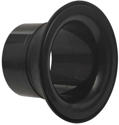 LOVIVER Trommelverstärker, Bassdrum-Verstärker, langlebiges Schallloch, Portlochschutz für Trommelzubehör, Bassdrum-Teile, Schwarz
