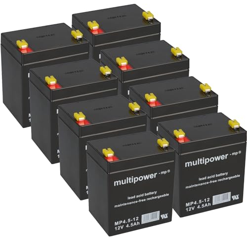 Ersatzakku für Dell DLA2200RMI2U Markenakku 8 x 12v 4,5Ah AGM MP