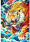AIRDEA Japanischer Tiger Meer Diamond Painting, Diamant Painting Bilder, DIY Cross Stickerei Malerei Kits, Wohnzimmer Schlafzimmer B¨¹ro Wand Und Eingang Dekoration 30x40cm