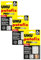 UHU Patafix Propower - pastilles adhésives prédécoupées, pâte à fixer, ultra-fortes (jusqu'à 3 kg), repositionnables, noir, 21 pastilles (Lot de 3)