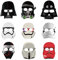 TOPWAYS Maske 9 Stück Cartoon Maske Party Zubehör, Kinder Masken Verkleidung Cosplay für Kinder Kostüme Verkleidung Cosplay Geburtstag Party Masken
