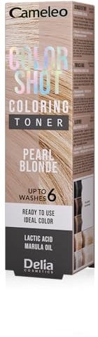 Cameleo – Color Shot – Kupfer– Haar-Toner – Zarter Farbtupfer – Hält bis zu 6 Wäschen – Farbauffrischung – Marulaöl und Milchsäure – 60ml