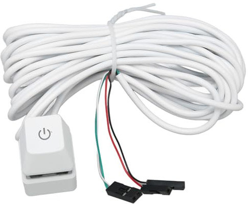 Botones de Encendido de PC, Fuente de Alimentación del Interruptor de Alimentación de la Computadora de Escritorio, Botones Pulsadores de Encendido y Apagado Externos con Llave