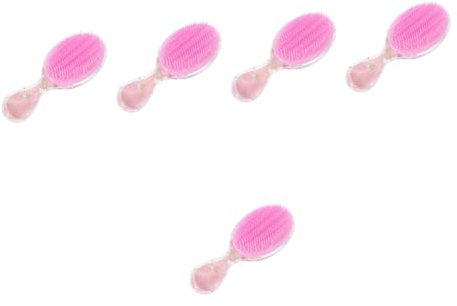 FOMIYES 5st Ovaler Kamm Haarbürste Für Kinder Haarkämme Haarbürsten Klein Für Haare Für Kleine Mädchen Für Dickes Haar Kleine Nasse Kammzähne Rosa