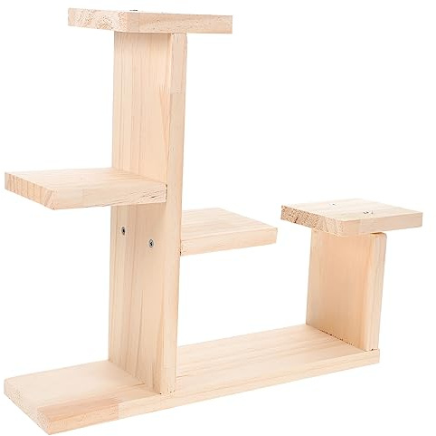 CANIGHT 1ensemble Présentoir à Gâteaux Bois Support Multi-usage Pour Plantes Succulentes Décoration De Fête Et Organisation De Bureau Pour Tablettes Et Fenêtres