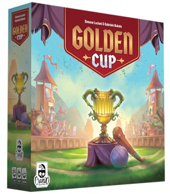 Cranio Creations - Golden Cup: A Party Game with Incredible Challenges in a New Sport, Italian Edition (1-6 Players, Ages 10+)
