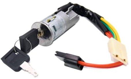 Neiman Antivol de Direction Contacteur de Démarrage avec Double de Clés compatible pour Renault 21 Master II Trafic II Laguna I Nissan Interstar Opel Movano Vivaro OE 7701469773 252031 660012