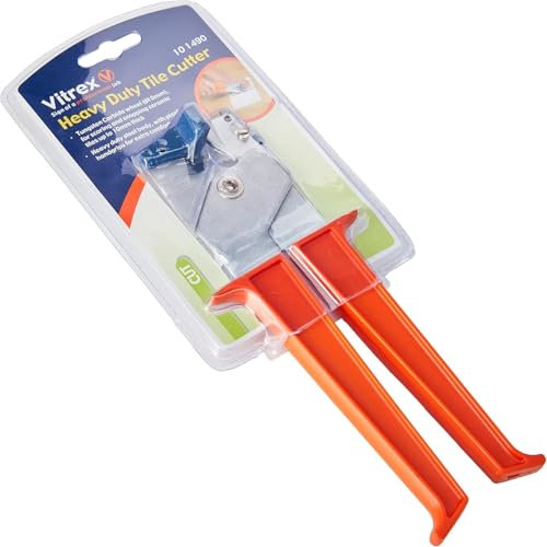 AMK® Vitrex Heavy Duty Tile Cutter Manual with Tungsten Carbide Wheel for Ceramic Tile Cutting Up to 10mm Thick