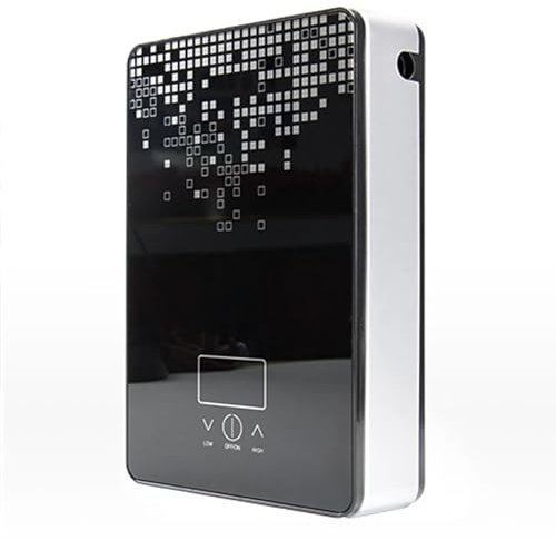 Chauffe-eau électrique instantané 6500 W avec écran LED - Kit de douche mural - Élément chauffant en acier inoxydable pour salle de bain, cuisine, bureau - Eau chaude constante