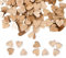 Holzherzen Hochzeitsdeko 200 Stück Hochzeitsdeko 12 x 12mm Deko Hochzeit DIY Materialien Holzherzen zum Beschriften Tischdeko Hochzeit für Dekoration Party Festival Basteln