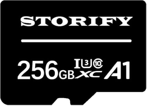 STORIFY SD, Micro SD 256Go + Adaptateur Inclus