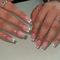French Tip Nails - 24pcs Medium Square False Nails - 12 Sizes Pink Fake Nails with Glue - Stick on nails with Bow Patterns - Glossy Full Cover Glue on Nail for Women Girls Valentines Day Gift